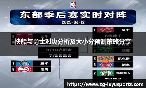 快船与勇士对决分析及大小分预测策略分享